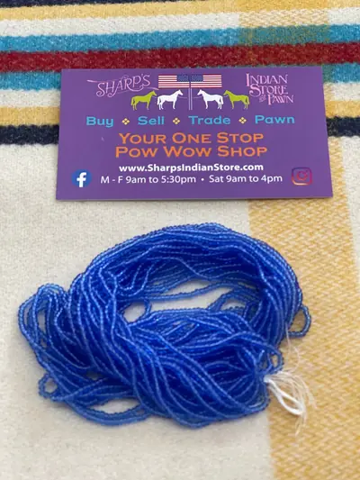 12/0 SEED BEAD #274 TRANSPARENT SAPPHIRE