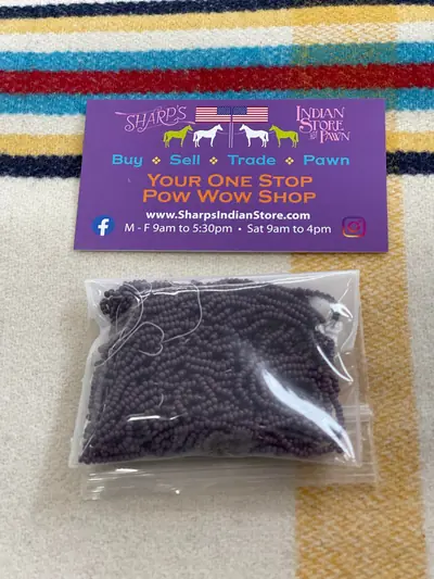12/0 SEED BEAD #198 AMETHYST