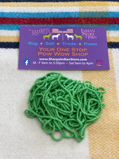 12/0 SEED BEAD #182 PERIDOT GREEN