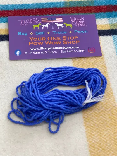 12/0 SEED BEAD #172 OPAQUE BLUE