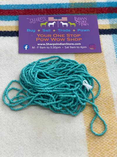 12/0 SEED BEAD #185 TURQUOISE