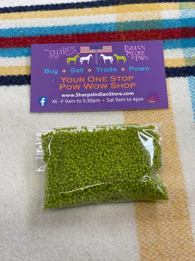 12/0 SEED BEAD #183 OLIVE