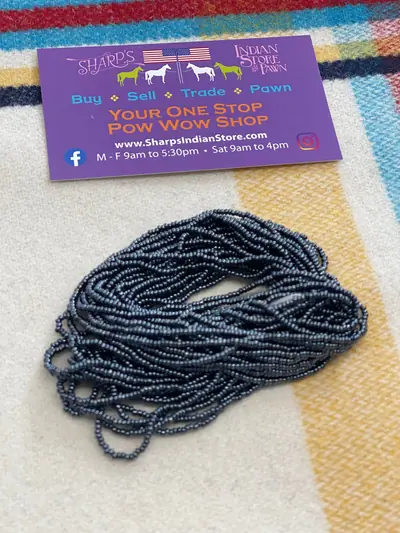 12/0 SEED BEAD #309 GUNMETAL
