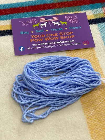 12/0 SEED BEAD #160 PALE BLUE