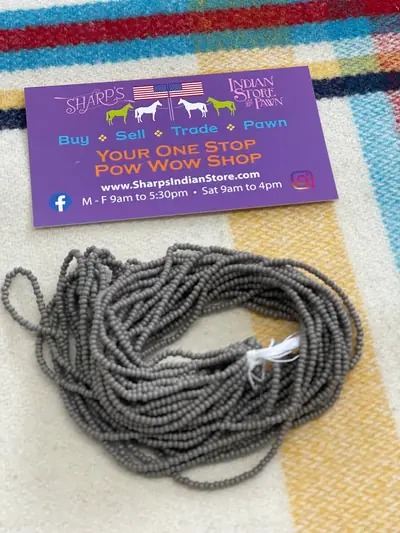 12/0 SEED BEAD #105 GREY