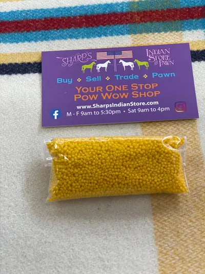 12/0 SEED BEAD #126 DARK YELLOW