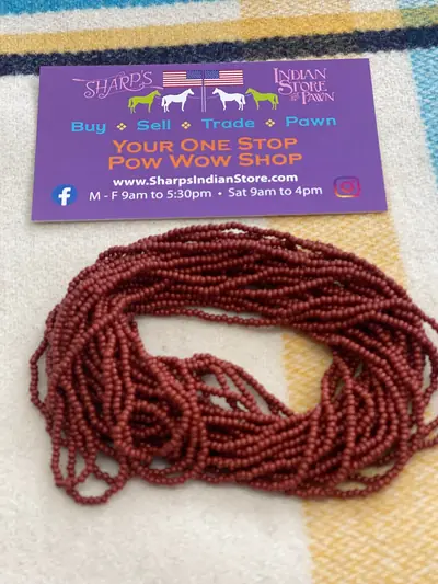 12/0 SEED BEAD #152 LIGHT BROWN