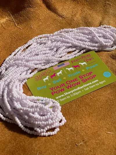 8/0 Czech Glass Seed Bead #191 Pastel Pink