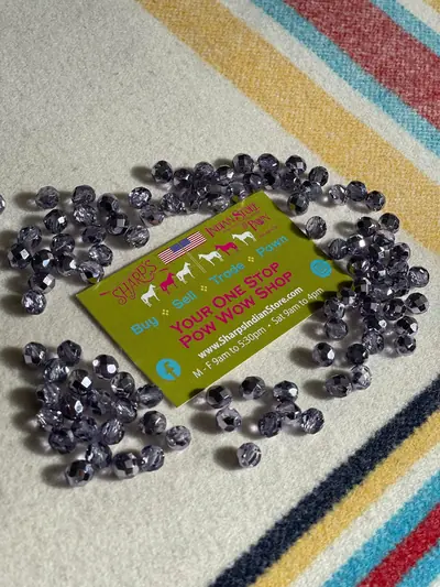 8MM CRYSTAL LAVENDER METALLIC
