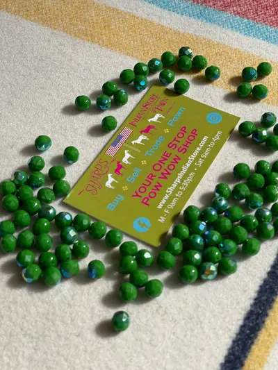 8MM OPAQUE GREEN AB