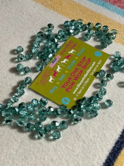 8MM CRYSTAL AQUA METALLIC