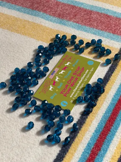 8MM #268 TRANSPARENT CAPRI BLUE