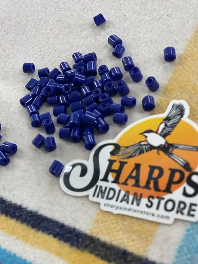 6MM TILE BEAD ROYAL