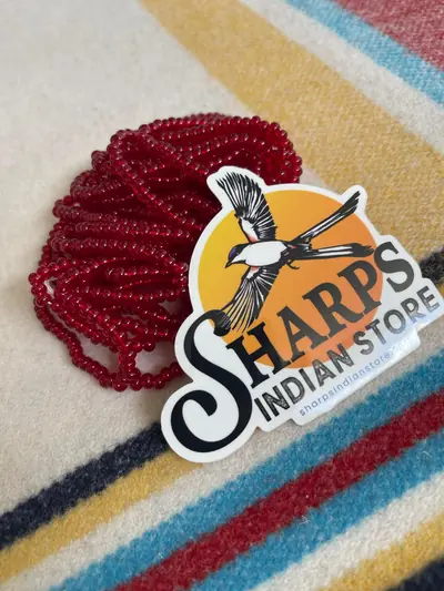 6/0 SEED BEAD #244 TRANSPARENT RUBY