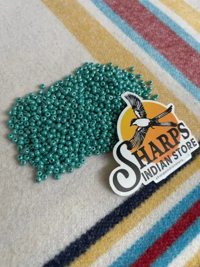 6/0 SEED BEAD #385 TURQUOISE LUSTER
