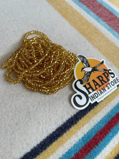 6/0 SEED BEAD #454 SILVERLINED TOPAZ