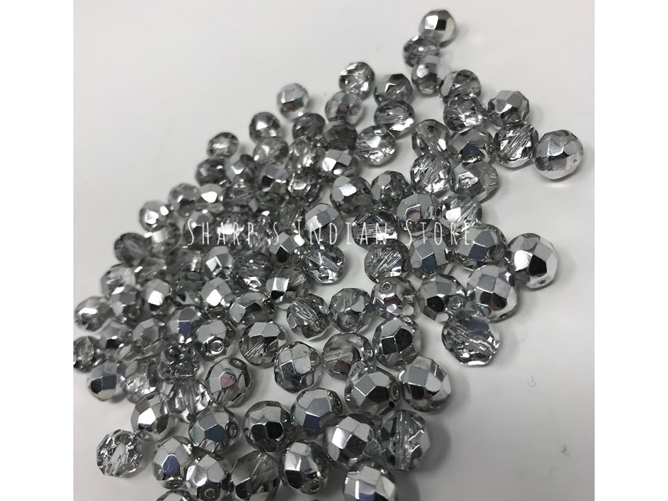 8MM GLASS FACETED BEADS - Sharp's Regalia, Supply & Pawn